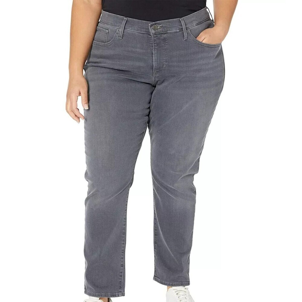 Levi's Women's Jeans Plus size 311 Shaping Skinny Soft Jeans Mid Rise Gray 24W